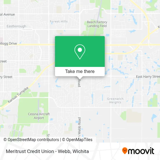 Meritrust Credit Union - Webb map