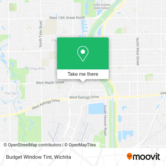Budget Window Tint map
