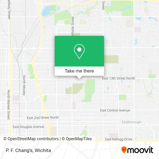 P. F. Chang's map