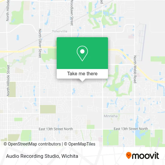 Audio Recording Studio map