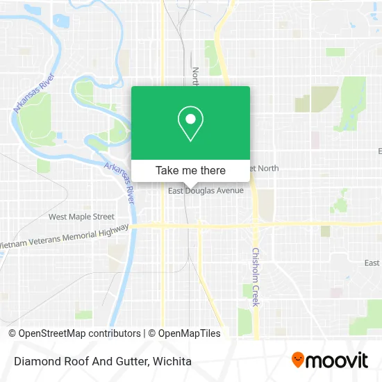 Diamond Roof And Gutter map