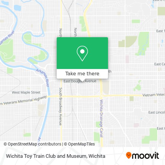 Mapa de Wichita Toy Train Club and Museum