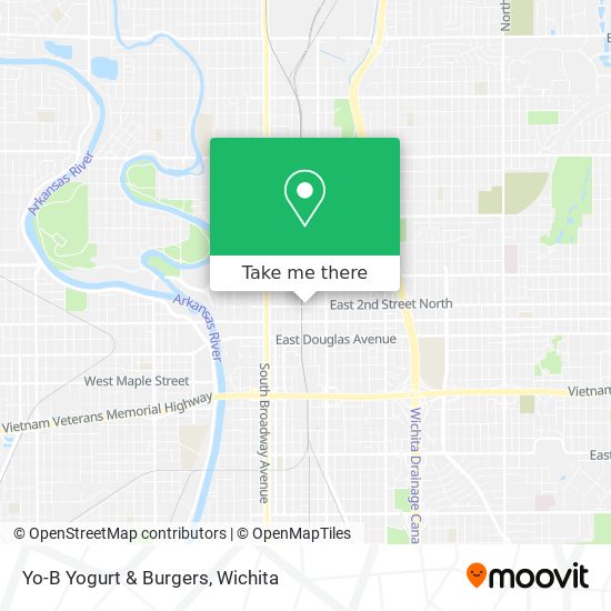 Mapa de Yo-B Yogurt & Burgers