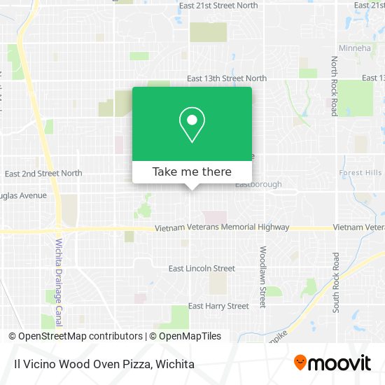 Il Vicino Wood Oven Pizza map