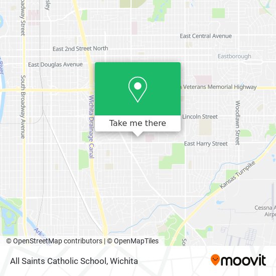 All Saints Catholic School map