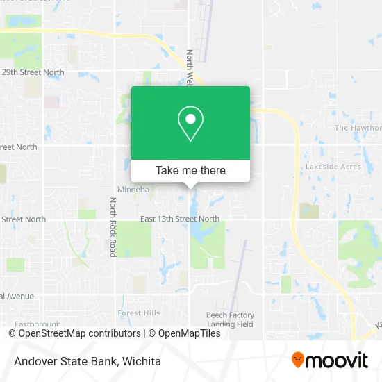 Andover State Bank map