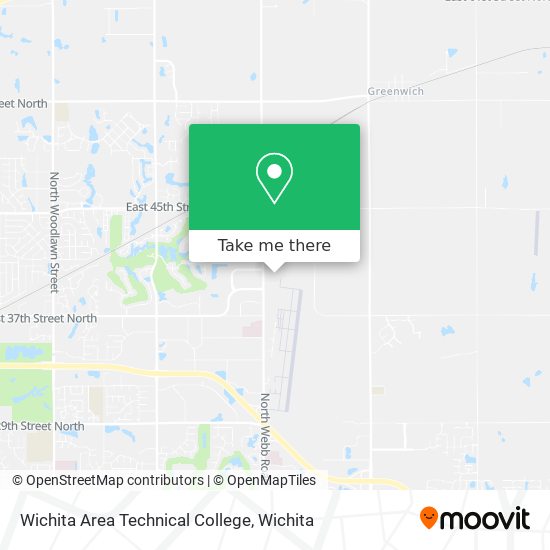 Wichita Area Technical College map