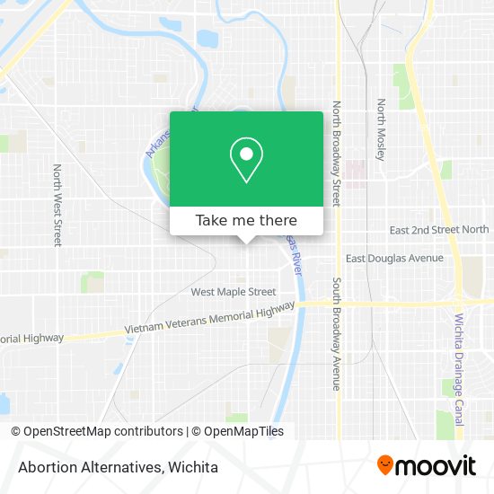 Abortion Alternatives map