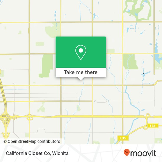 California Closet Co map