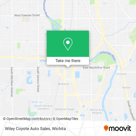 Mapa de Wiley Coyote Auto Sales