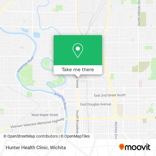 Hunter Health Clinic map