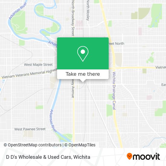 D D's Wholesale & Used Cars map