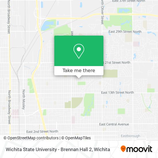 Mapa de Wichita State University - Brennan Hall 2