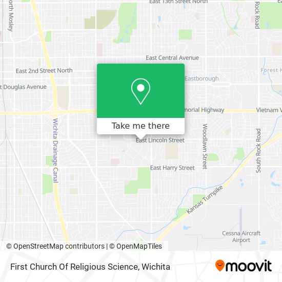 First Church Of Religious Science map