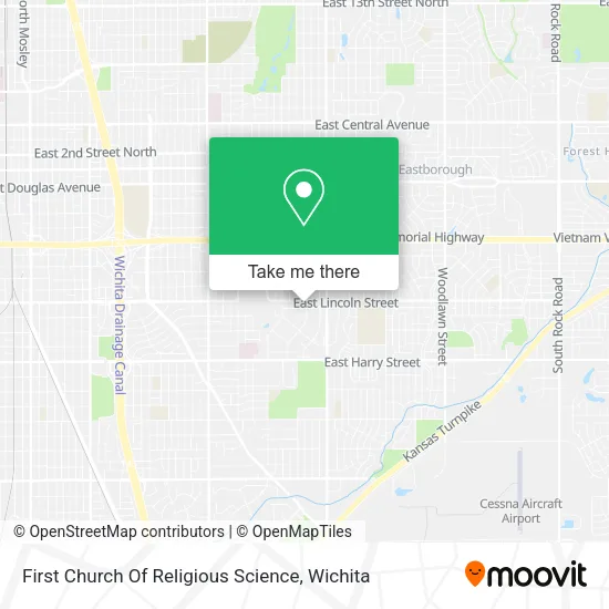 First Church Of Religious Science map