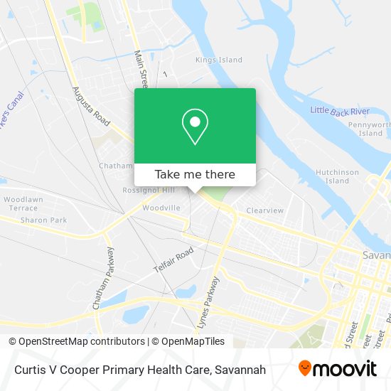 Mapa de Curtis V Cooper Primary Health Care