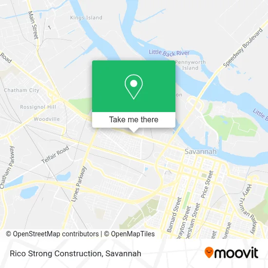 Rico Strong Construction map