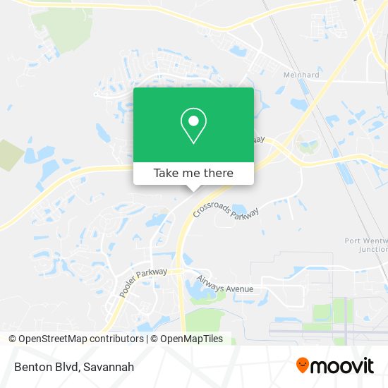 Mapa de Benton Blvd