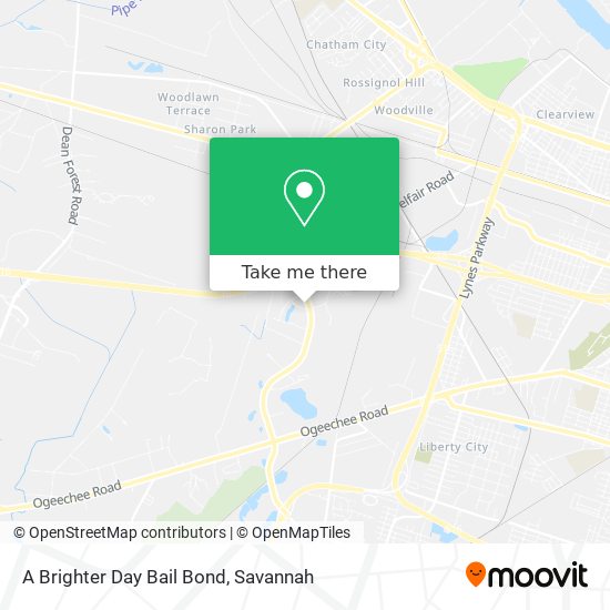 A Brighter Day Bail Bond map