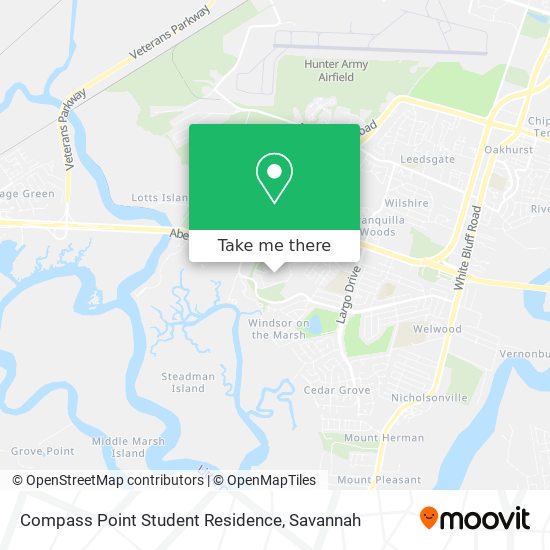 Mapa de Compass Point Student Residence