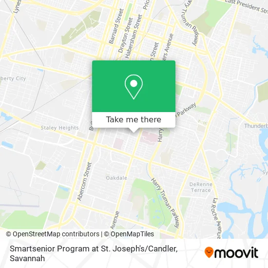 Smartsenior Program at St. Joseph's / Candler map