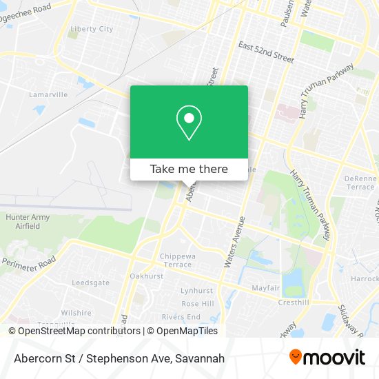 Abercorn St / Stephenson Ave map