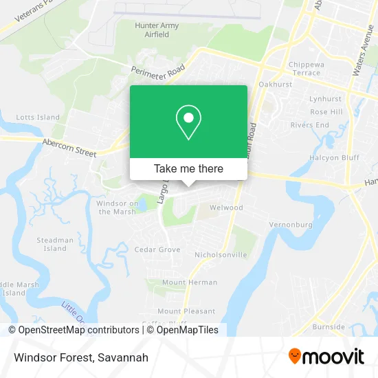 Mapa de Windsor Forest