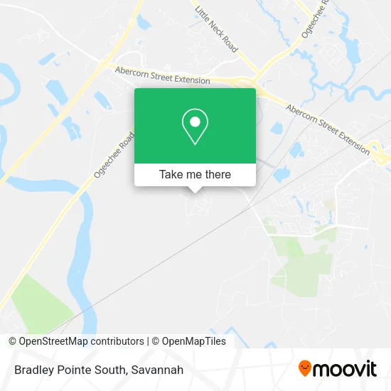 Bradley Pointe South map