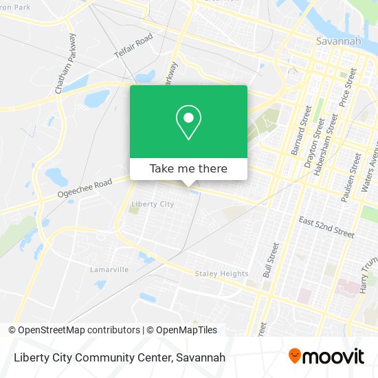 Liberty City Community Center map