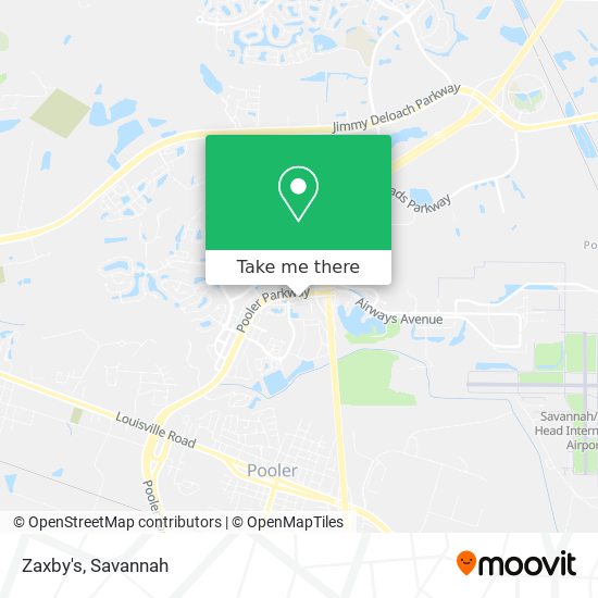 Zaxby's map