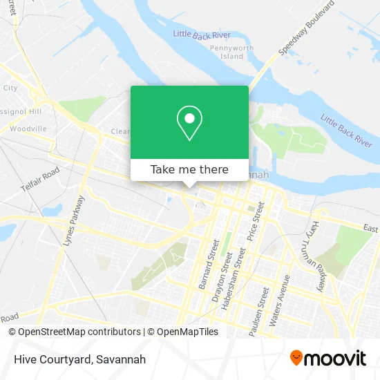 Hive Courtyard map