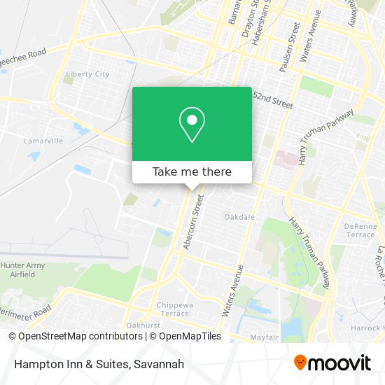 Hampton Inn & Suites map