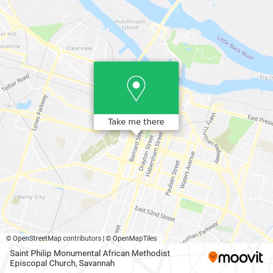 Saint Philip Monumental African Methodist Episcopal Church map