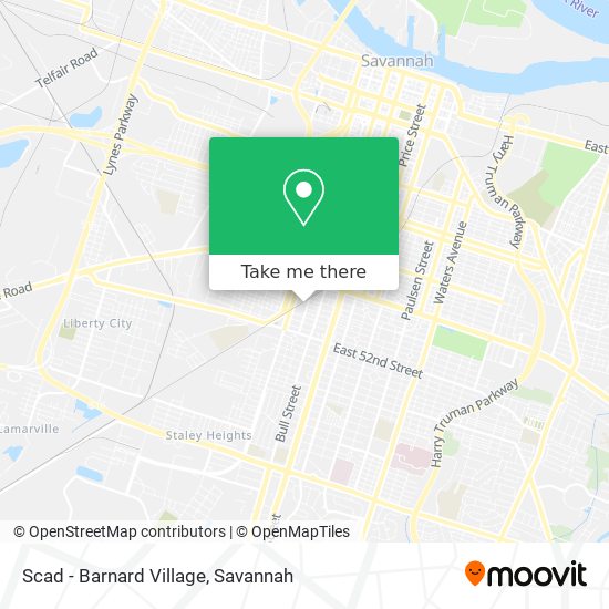 Mapa de Scad - Barnard Village