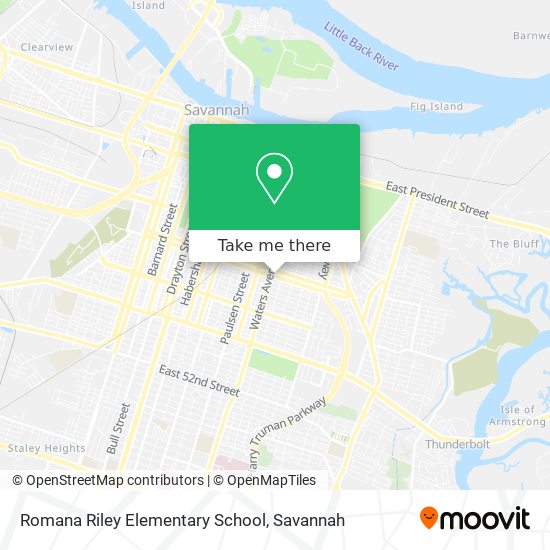 Romana Riley Elementary School map