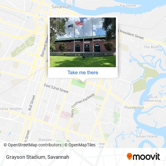 Grayson Stadium map