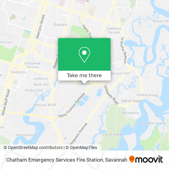 Mapa de Chatham Emergency Services Fire Station