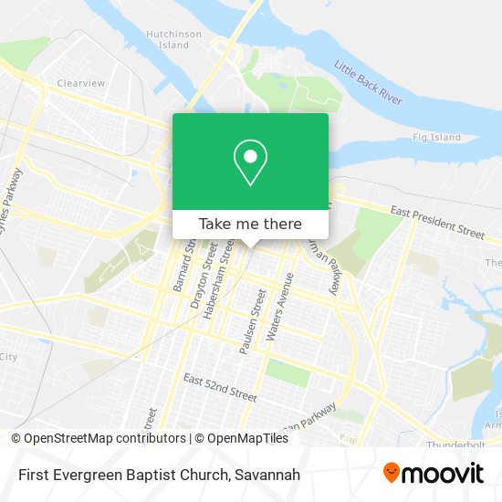 Mapa de First Evergreen Baptist Church