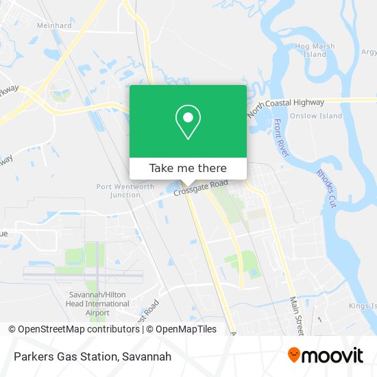 Parkers Gas Station map