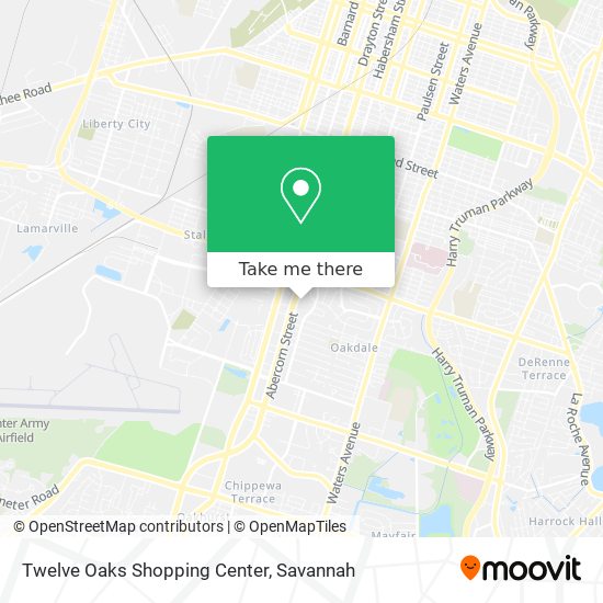 Twelve Oaks Shopping Center map