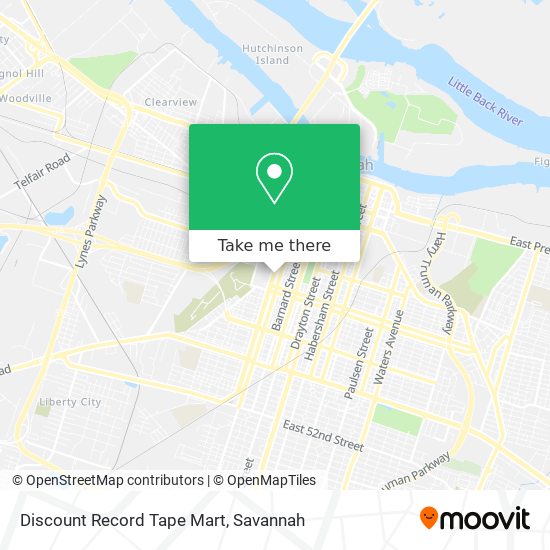 Mapa de Discount Record Tape Mart