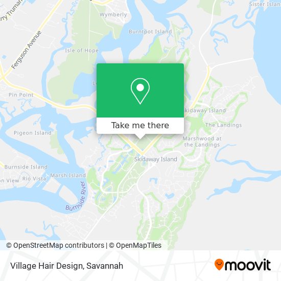 Village Hair Design map