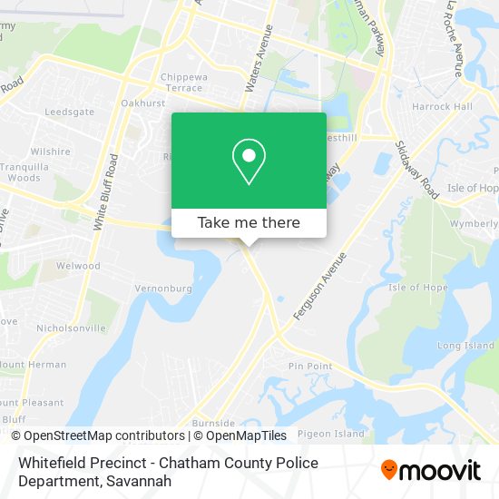 Mapa de Whitefield Precinct - Chatham County Police Department