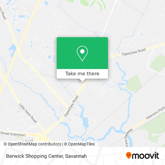 Mapa de Berwick Shopping Center