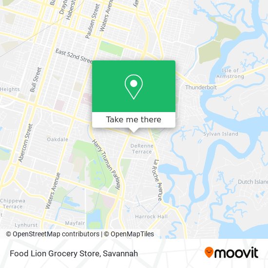 Food Lion Grocery Store map