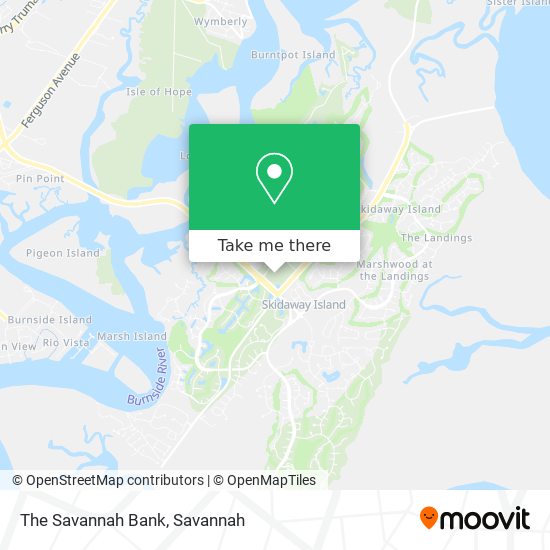 The Savannah Bank map