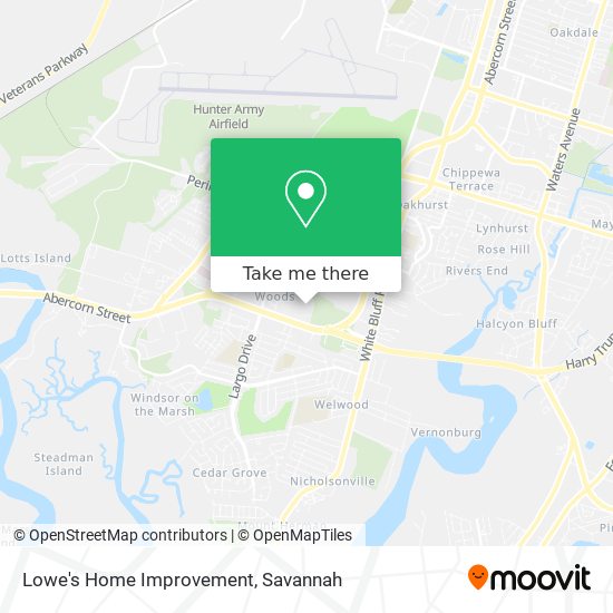 Lowe's Home Improvement map