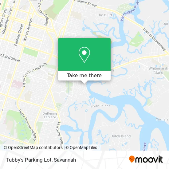 Tubby's Parking Lot map