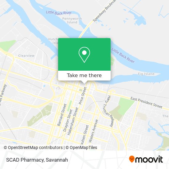 Mapa de SCAD Pharmacy