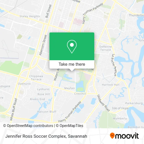 Mapa de Jennifer Ross Soccer Complex